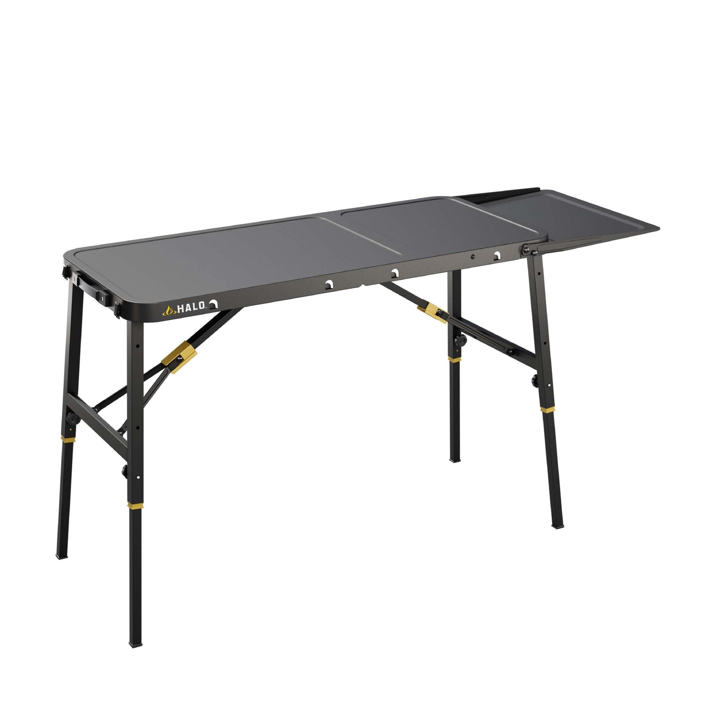 HALO Getaway Portable Folding Table with 52 in. Surface and 100 lb Weight Capacity