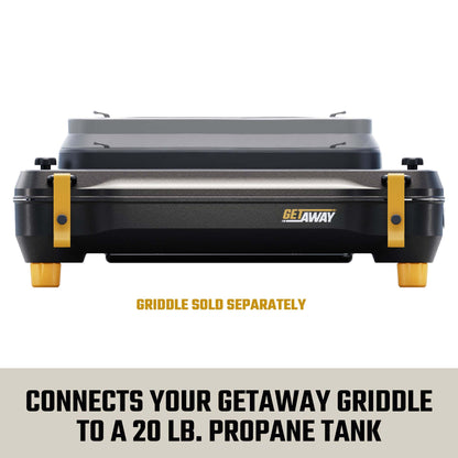 HALO 20 lb Propane Tank Conversion Kit with 4 ft Hose for Getaway Portable Griddle