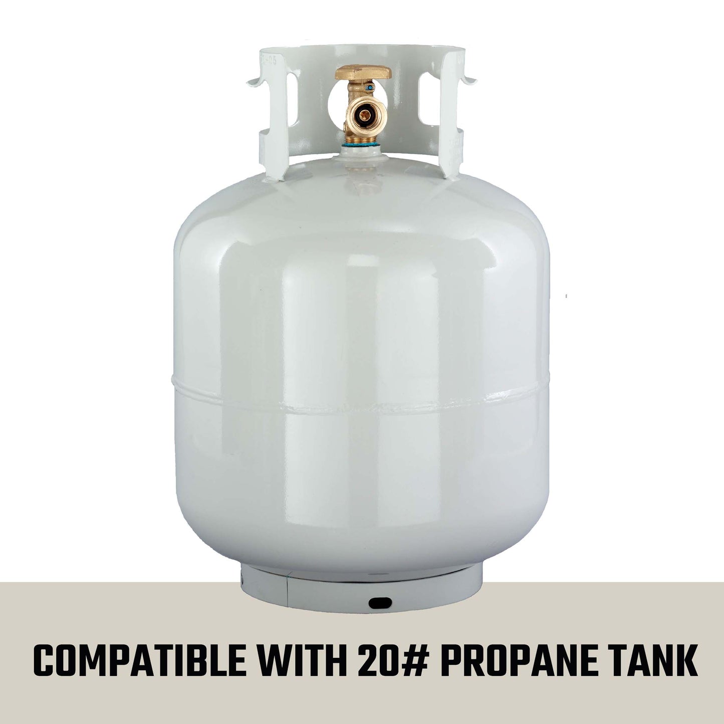 HALO 20 lb Propane Tank Conversion Kit with 4 ft Hose for Getaway Portable Griddle