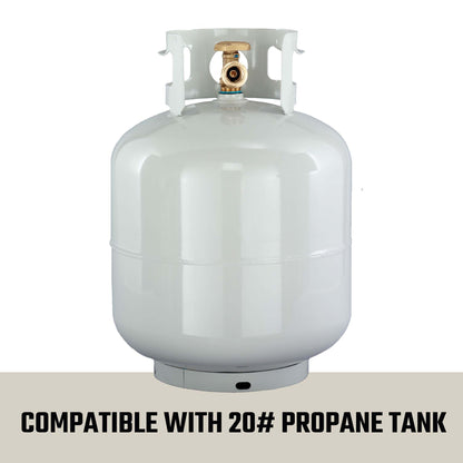 HALO 20 lb Propane Tank Conversion Kit with 4 ft Hose for Getaway Portable Griddle